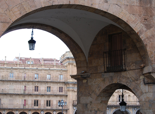 Arco de la  Plaza Mayor de Salamanca