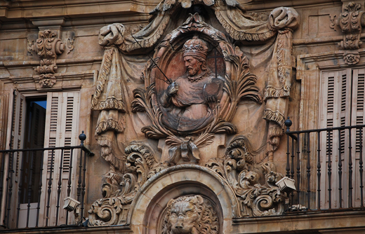 Escudo de la  Plaza Mayor de Salamanca