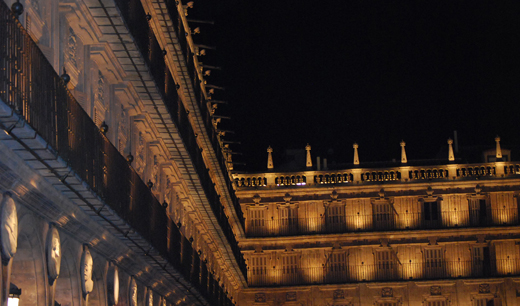 Balcones de la  Plaza Mayor de Salamanca