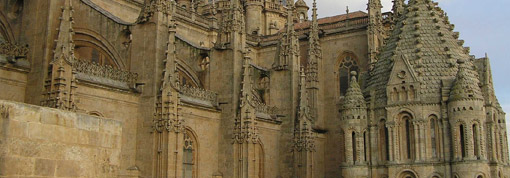 La Catedral Nueva y la Catedral Vieja de Salamanca